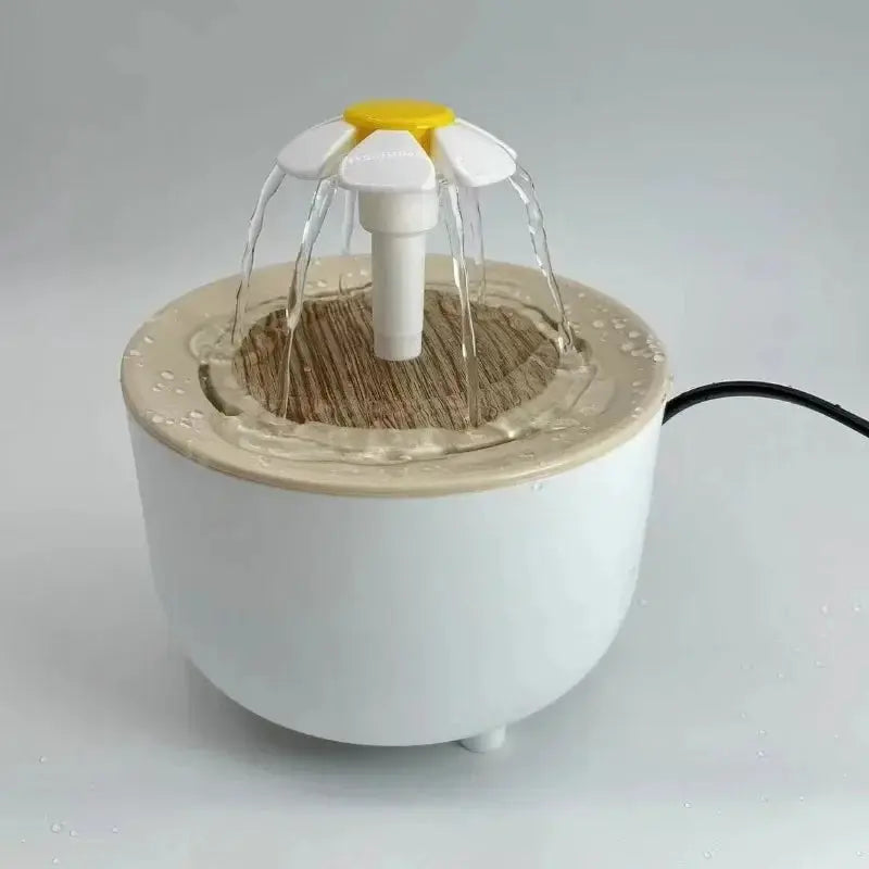 Cat Water Fountain Auto Filter Transparent Drinker For Cats