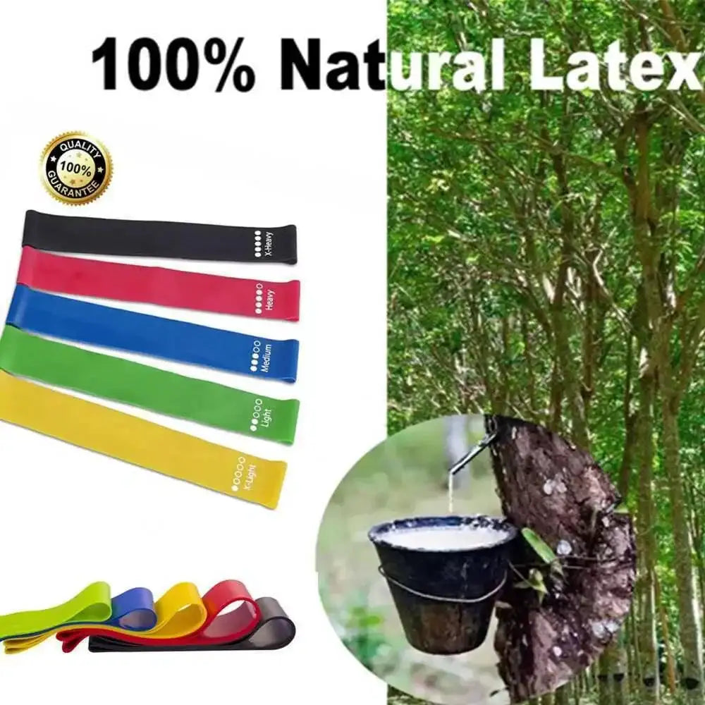 Piece Colorful TPE Resistance Bands Set For Home Fitness — product view 9