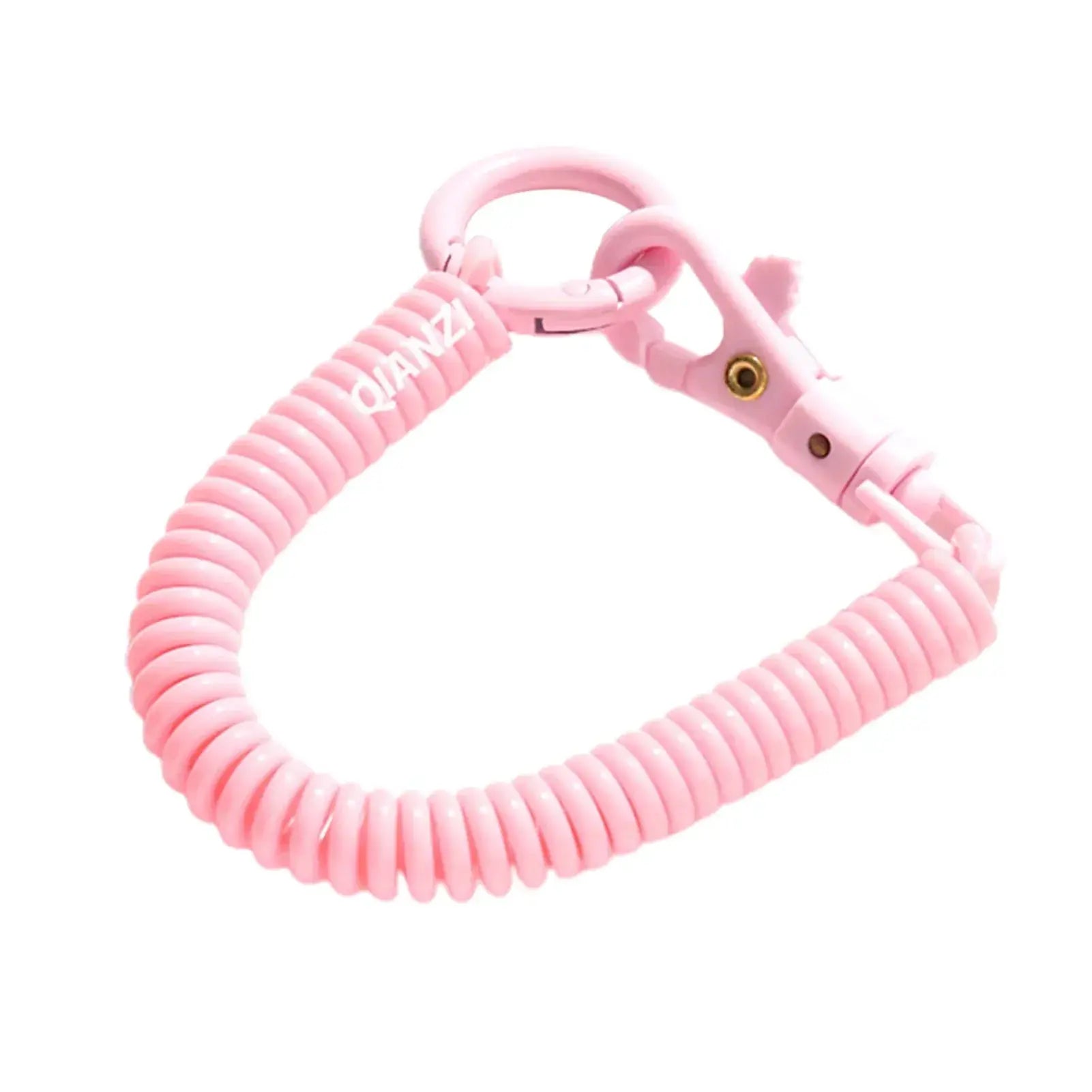 Coil Springs Keychain Stretchy Spiral Coil Holder Durable