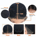 Body Wave Lace Frontal Wig Glueless Transparent Lace Wig