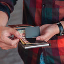 RFID-Blocking Men's Cardholder for Stylish Business Travel