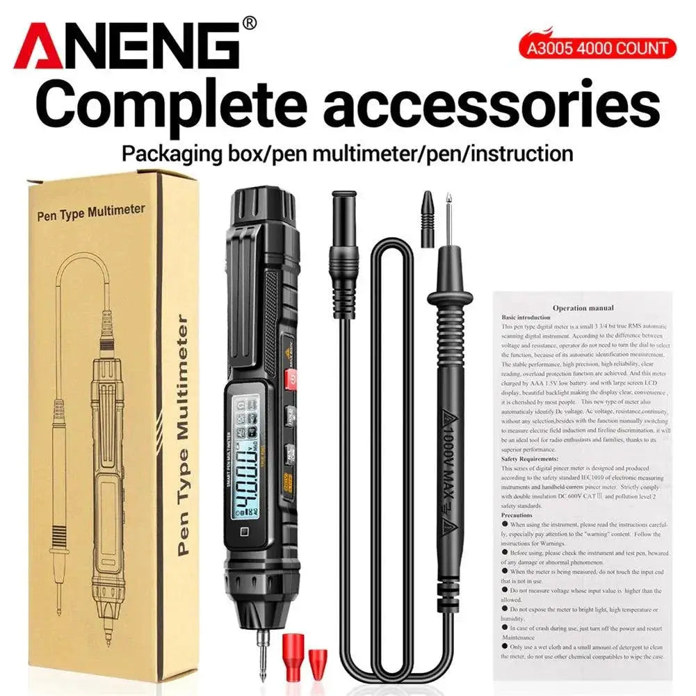 ANENG A3005 Multimeter Pen AC DC Voltage Ohm Tester