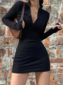 Women Bodycon Dress Night Out - Sleek