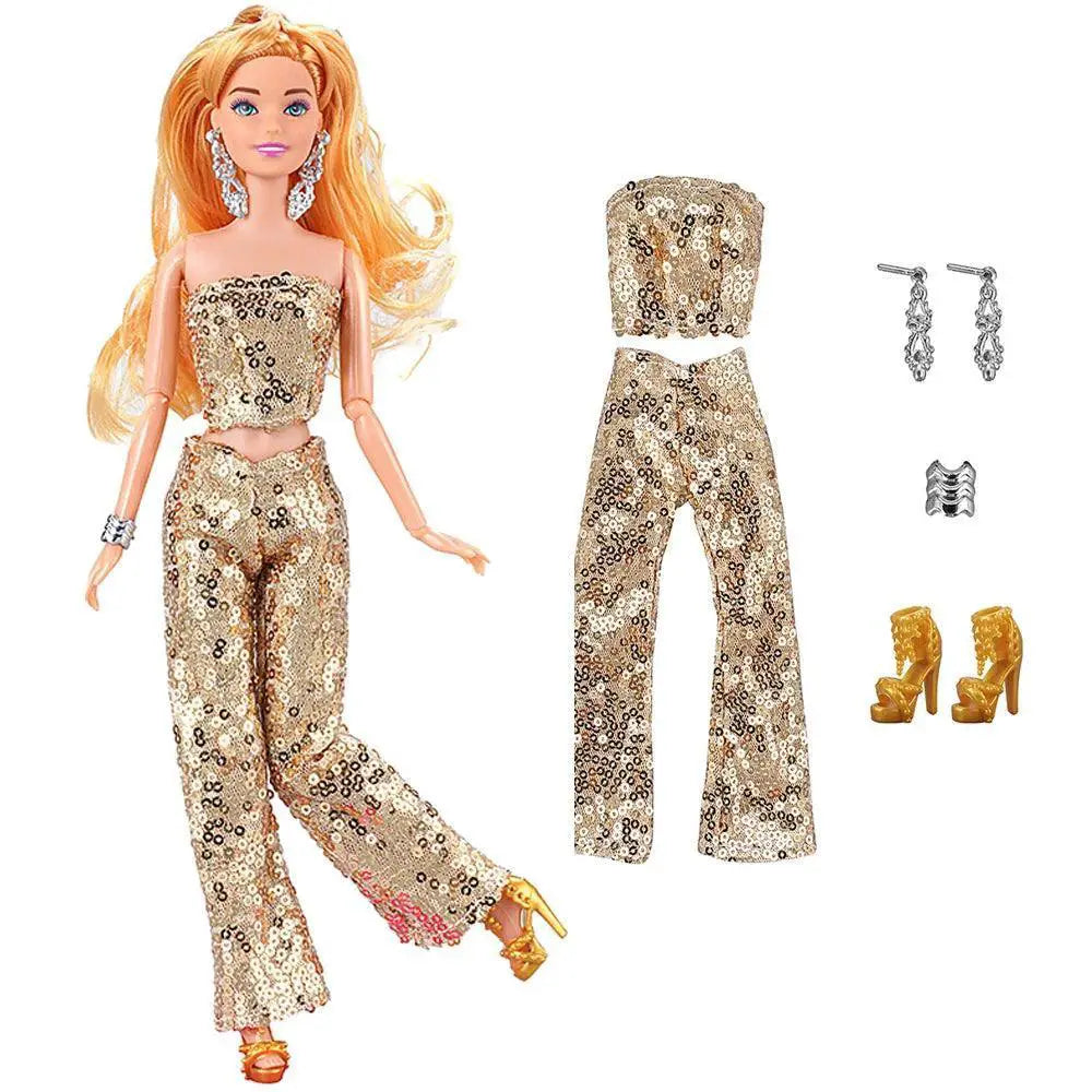 Barbie Doll Fashion Set Stylish Outfits For Everyday Fun