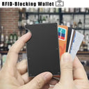 Cexika Aluminum RFID Card Holder - Slim Metal Case