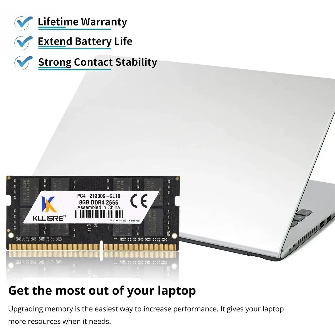Kllisre Laptop DDR4 RAM Upgrade For Faster Performance