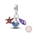 Sterling Silver Blue Ocean Ship