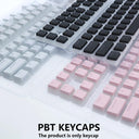 PBT Pudding Keycaps Set for Custom RGB Backlit Keyboards