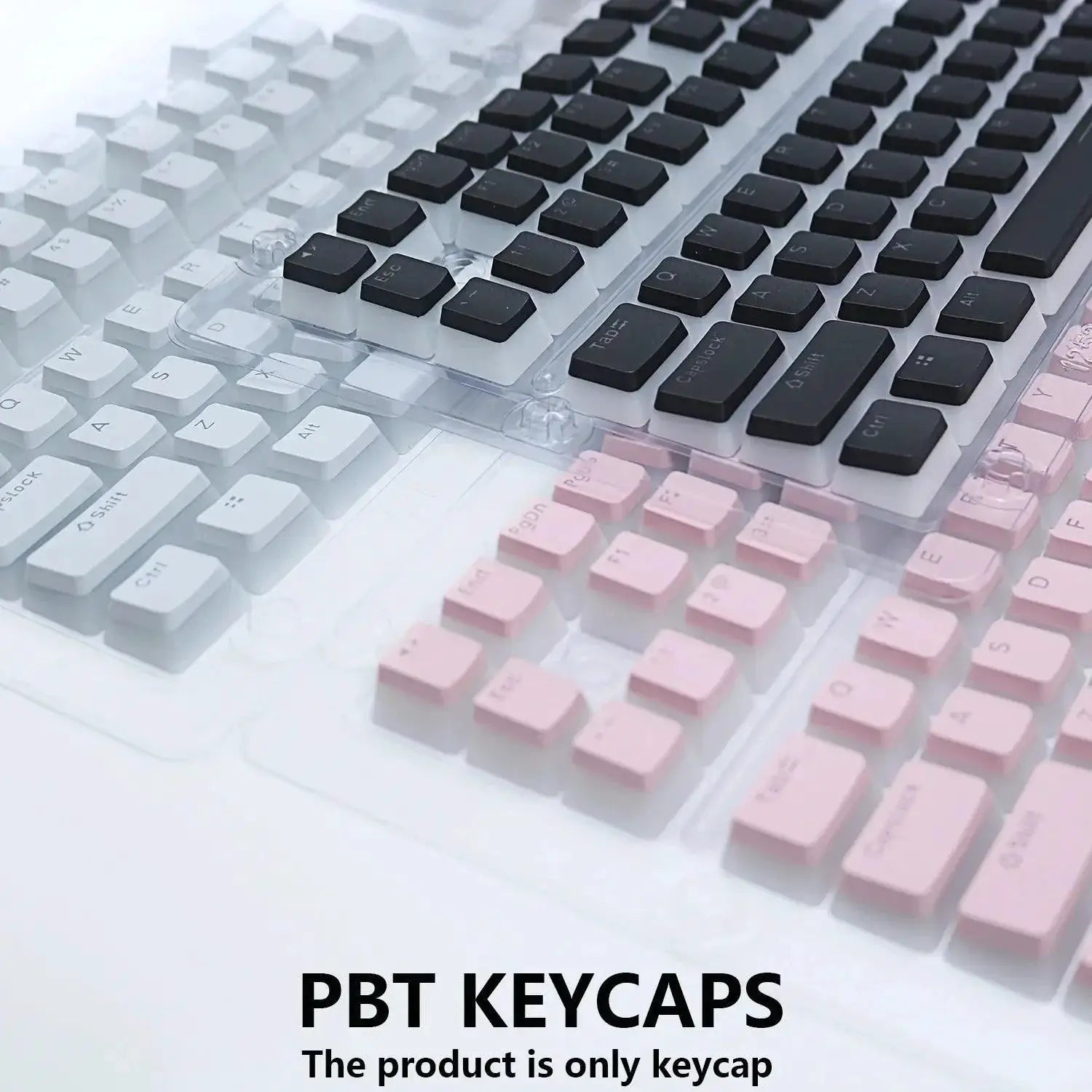 Premium PBT Pudding Keycaps Set For RGB Backlit Keyboards
