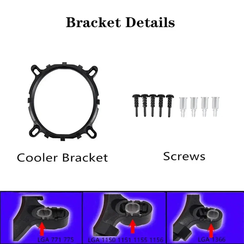 GMRGB CPU Cooler Enhanced Performance And Silent RGB Cooling