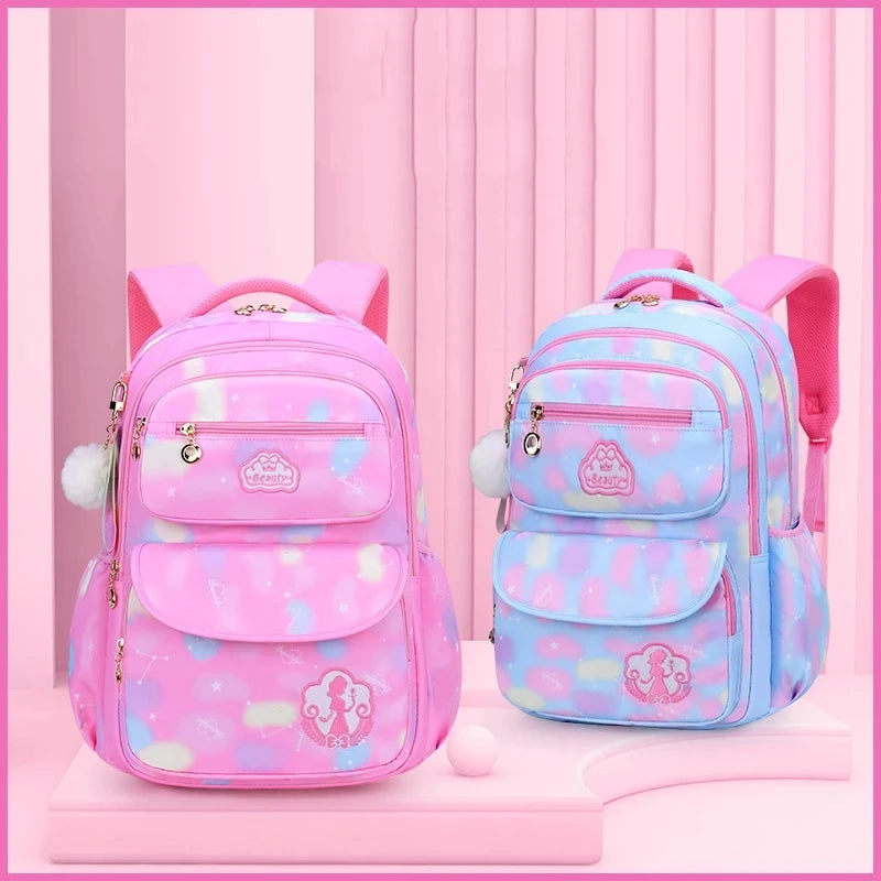 Adjustable Nylon School Carry Backpack