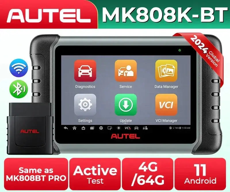 Autel MaxiCOM MK808K BT OBD2 Bluetooth Diagnostic Scanner