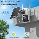 Solar Outdoor Security Camera for Homes