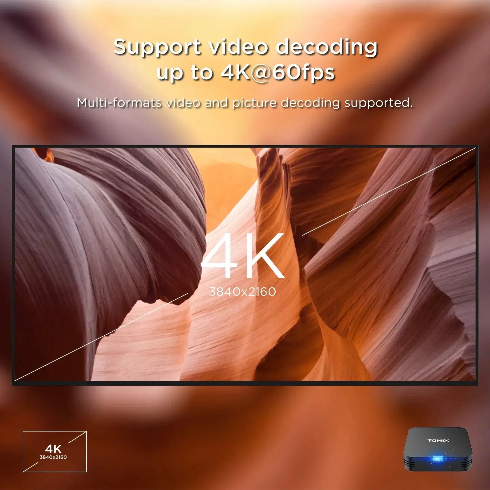 TANIX TX1 Android 10 Allwinner H313 4K HDR TV Stick