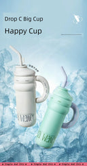 Strawberry Life 1300ml Giant Insulated Thermos Cup