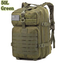 Large Capacity Waterproof Tactical Backpack 50L for Men