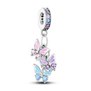 Mula Pink Sterling Silver Charms