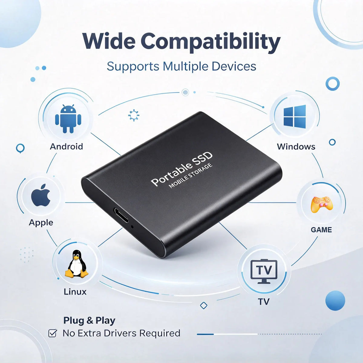 Portable External SSD Drive