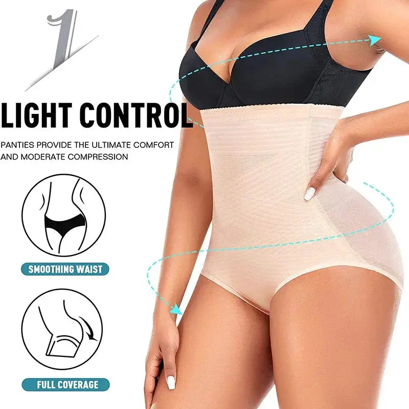 High Waist Tummy Control Shapewear Panties Butt Lifter