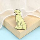 Cartoon Dogs Enamel Brooch Cute Animals Badge Jewelry Gift