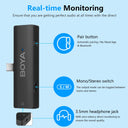Boya Bywmics5 Wireless Lavalier Microphone Kit For Iphone Android Youtube Vlogging