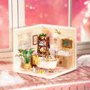 Robotime DIY Miniature Dollhouse Kit With Led