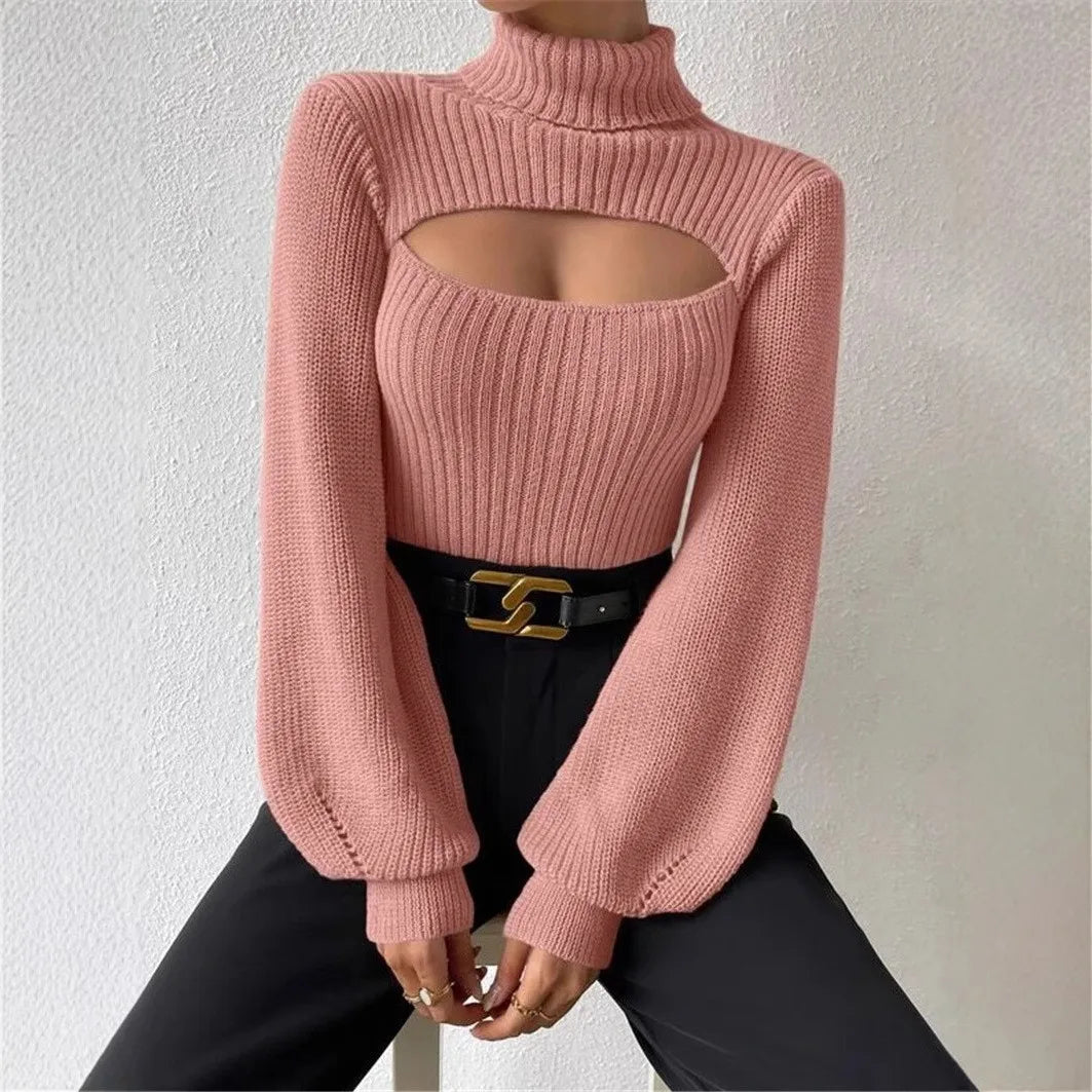 Printed Crewneck Winter Pullover Sweater