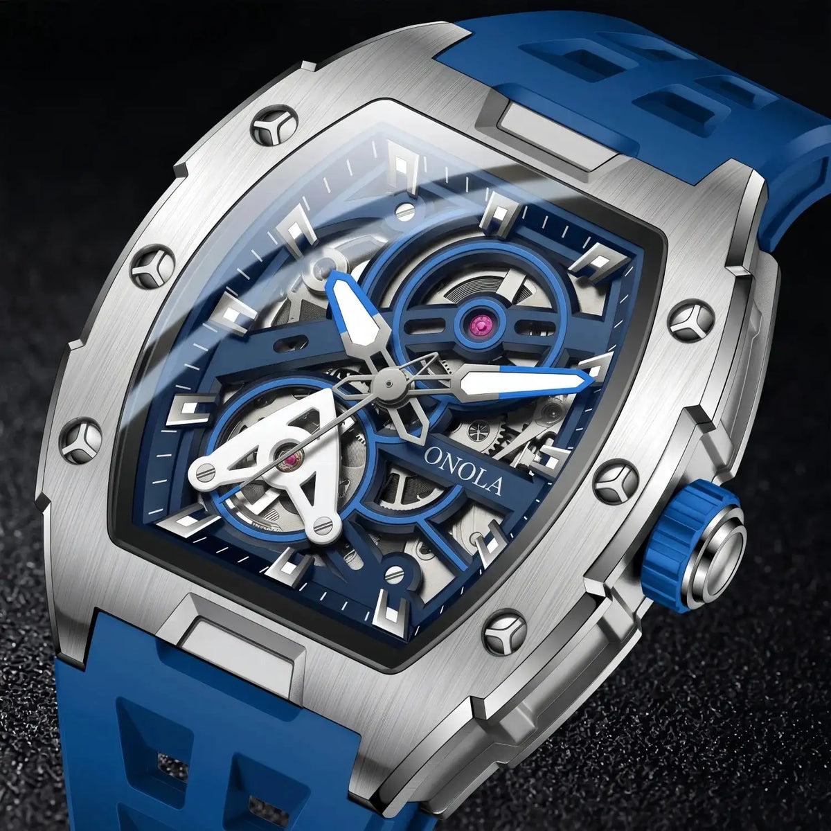 Men Automatic Skeleton Wristwatch — product image 3