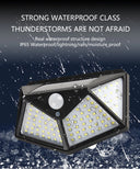 100LED Solar Wall Lamp Outdoor Waterproof Motion Sensor Lamp