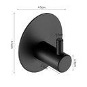 Stainless Steel Wall Hook Organizer for Towels and Keys