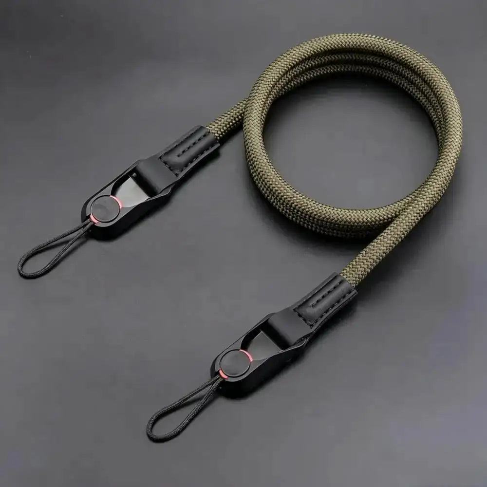 Quick Release Round Rope Camera Strap Fast Detachable Shoulder Strap for DSLR Mirrorless Camera Adjustable Camera Neck Strap