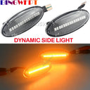 Dynamic LED Car Side Marker Lights For Nissan XTrail Qashqai Juke Micra Bright