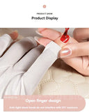 UV Safe Nail Gloves for Tanning Sessions
