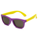 Trendy UV400 Kids Sunglasses for Boys and Girls Durable Silicone Goggles