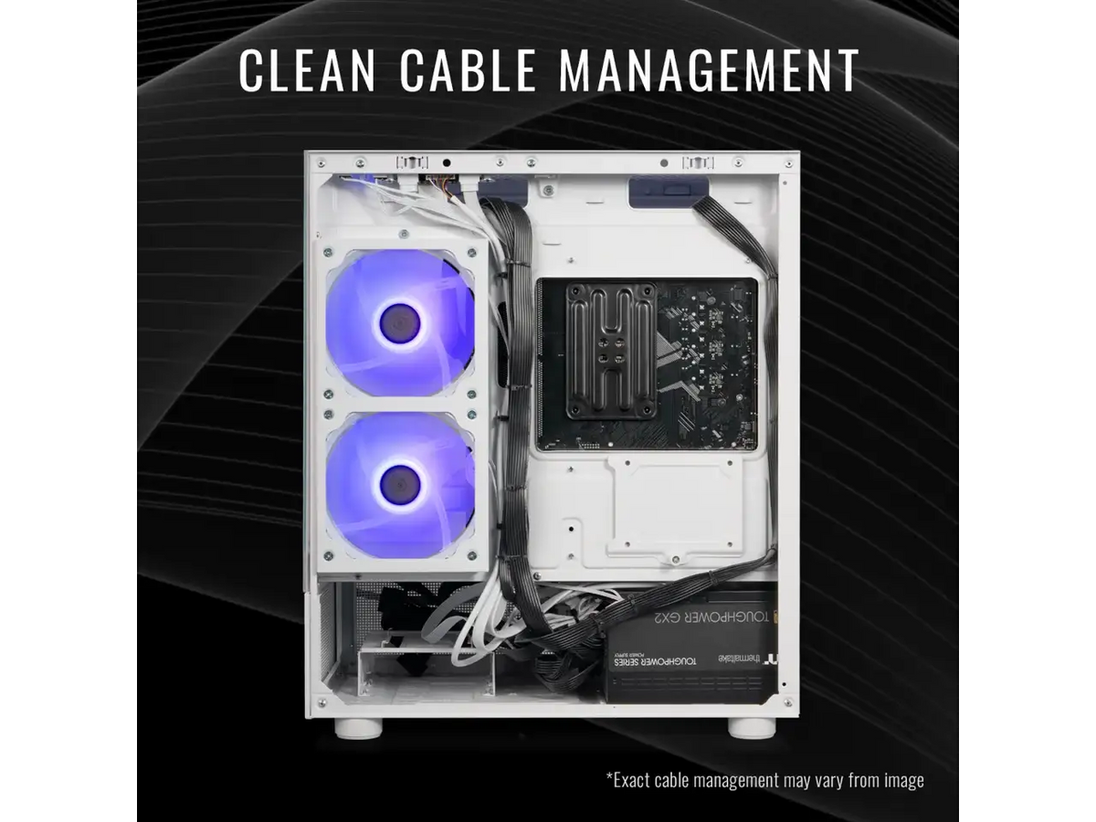 Thermaltake LCGS NE i1470-V170S R4 Gaming Desktop (Intel Core i5-14400F, NVIDIA GeForce RTX 5070, 32GB DDR4 3200Mhz Memory, 1TB NVMe M.2, 850W PSU, Wifi, Window