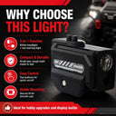 Portable Red Laser Led Rail Flashlight