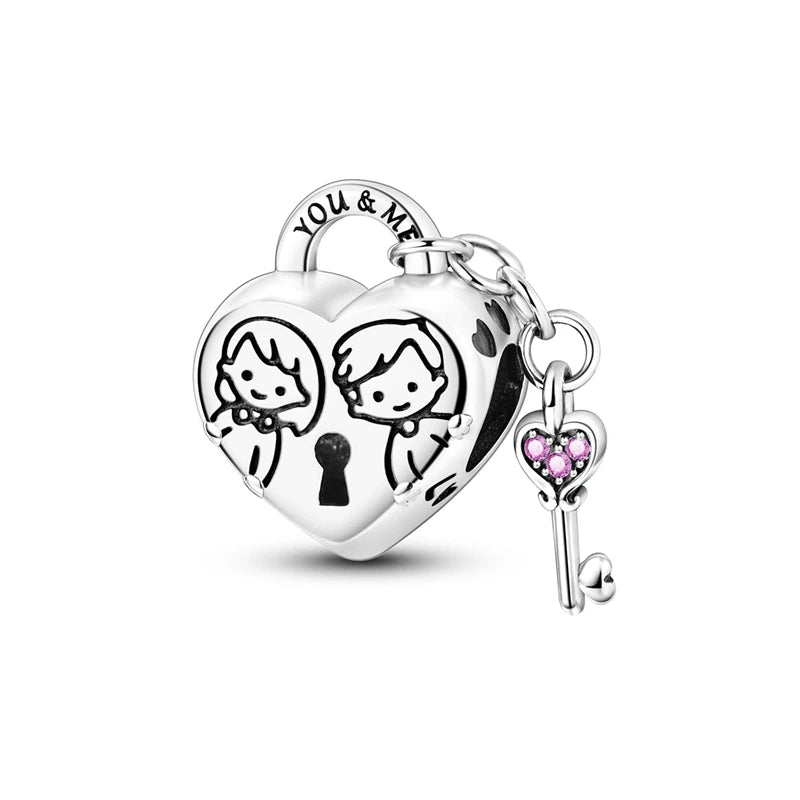 Valentine's Day Charm Bead Pendent