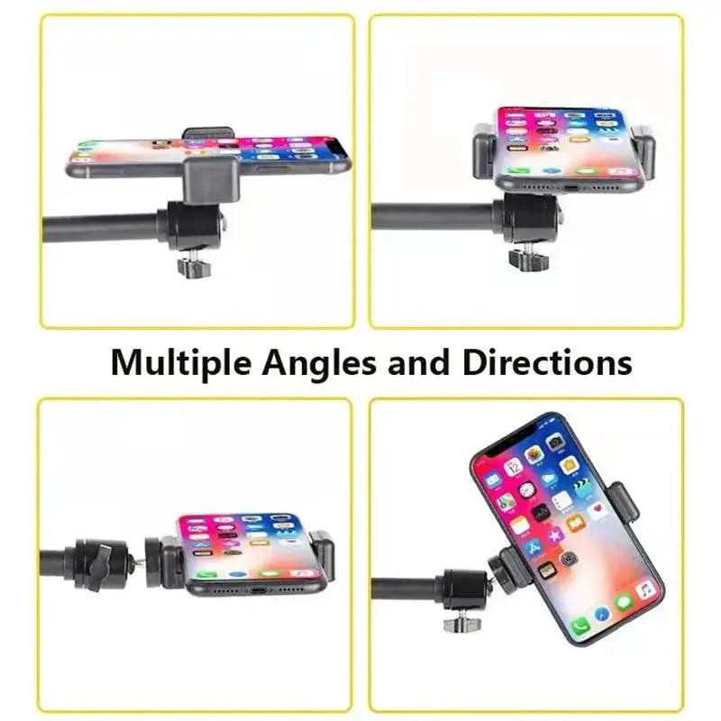 Nail Art Photography Stand With Ring Light For Illumination
