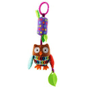 Sensory Plush Animal Rattle and Teether Toy for Babies