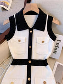 Empress Mini Dress Kpop Wrap Style Japanese Korean Fashion Chic