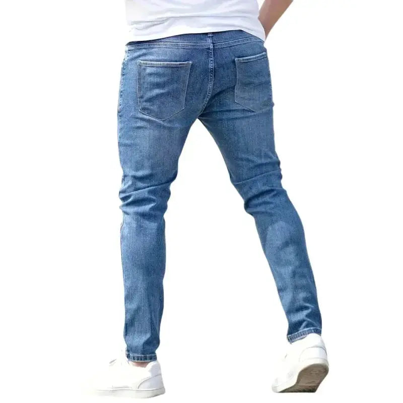 Men's Stretch Slim Fit Jeans Casual Denim Pants For Men