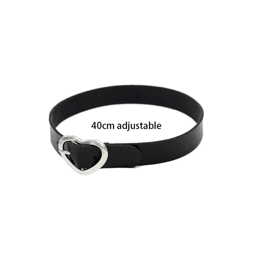 Gothic Heart Choker - Unisex Comfort — product view 14