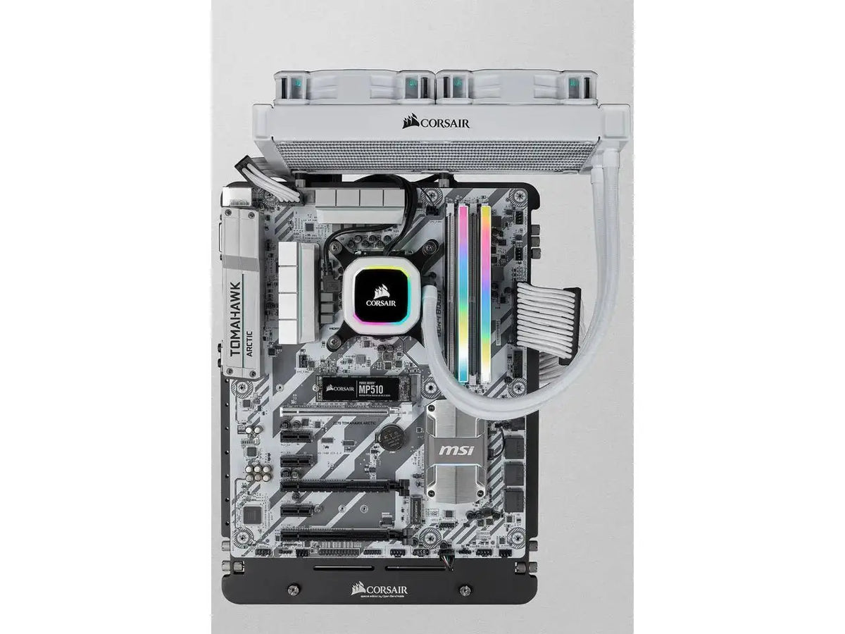 CORSAIR Vengeance RGB Pro SL 32GB (2 x 16GB) 288-Pin PC RAM DDR4 3600 (PC4 28800) Desktop Memory Model CMH32GX4M2D3600C18W