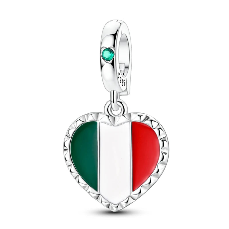 Sterling Silver Charm Bead Eiffel