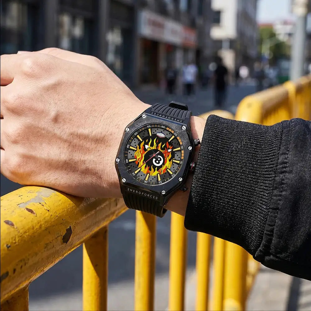 Dual Display Men Led Silicone Watch — product image 7