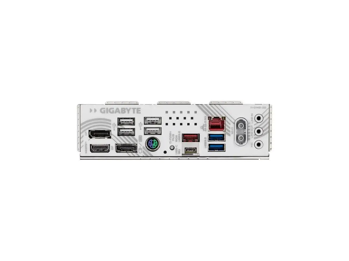 GIGABYTE B850M EAGLE WIFI6E ICE AMD AM5 Motherboard, M-ATX, DDR5, 2x M.2, PCIe 5.0, USB-C, USB 3.2 Gen 2, WIFI6E, 2.5GbE LAN, EZ-Latch, Wi-Fi EZ-Plug