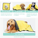 Quick Dry Pet Towels Soft Fiber Absorbent Bathrobe for Pets