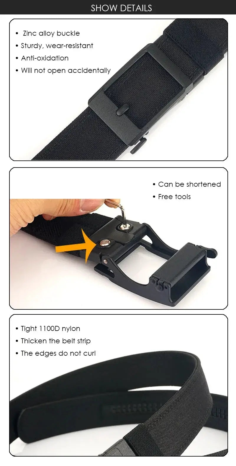 Durable Tactical Belt for Outdoor Duty — product view 16