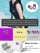 XINKATIOR Anti Noise Silicone Waterproof Earplugs for Sleeping