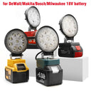 Super Bright 18V Waterproof LED Work Light 180 Rotation
